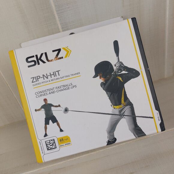 SKLZ ZIP-N-HIT Baseball/Softball Guided Pitch & Return Batting Trainer - Picture 1 of 5